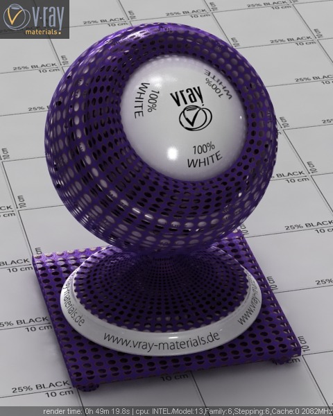 3D purple perforated steel - 3D текстура фиолетовой перфорированной решетки