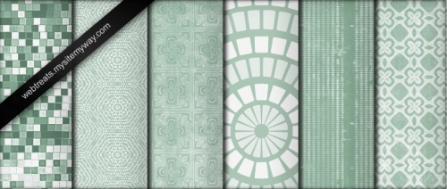 22 Cool Mint Green Tileable Grunge Patterns - 22 бесшовные нежно-зеленые текстуры с простыми орнаментами