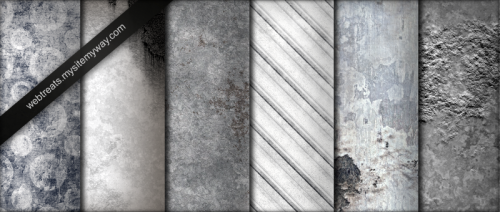 Tileable Whitewashed Grunge Textures - Светло-серые гранжевые текстуры