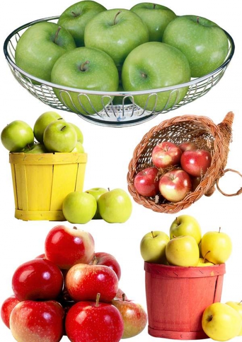 Яблоки - фруктовый фотосток