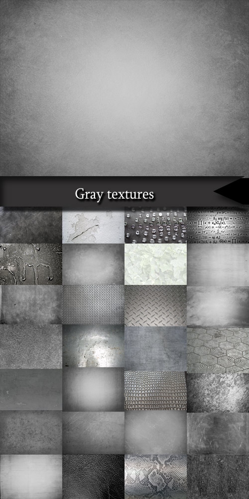 Gray textures сollection