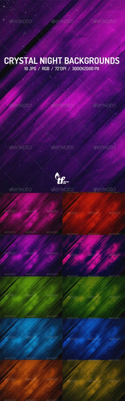  Crystal Night Backgrounds