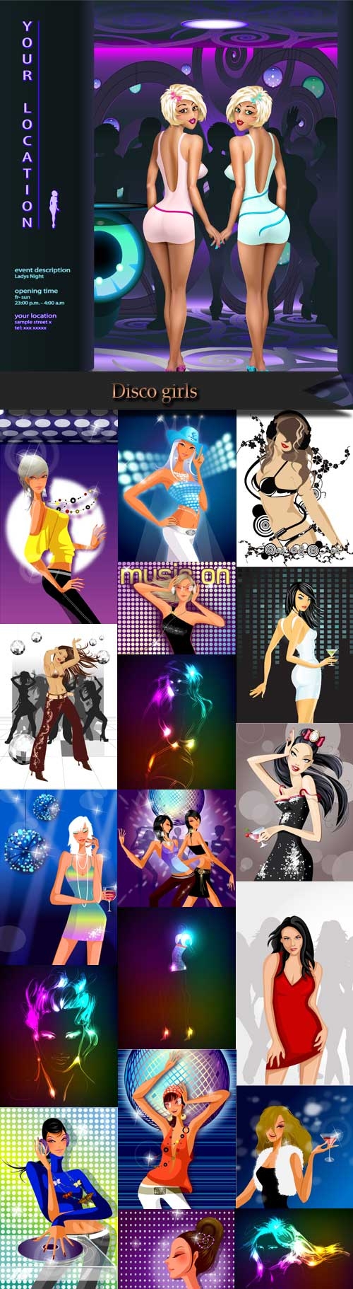 Girl at the disco