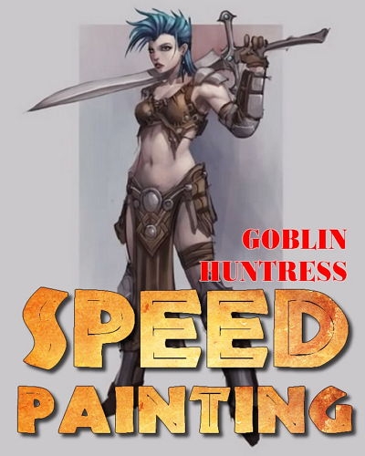  Рисование в фотошоп - Goblin Huntress (Speed Painting)