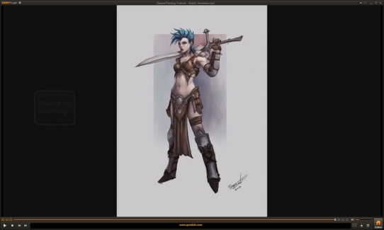  ��������� � ������� - Goblin Huntress (Speed Painting)