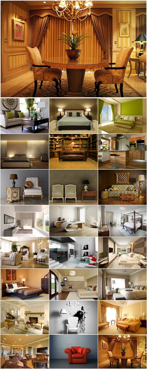 Interior raster graphics