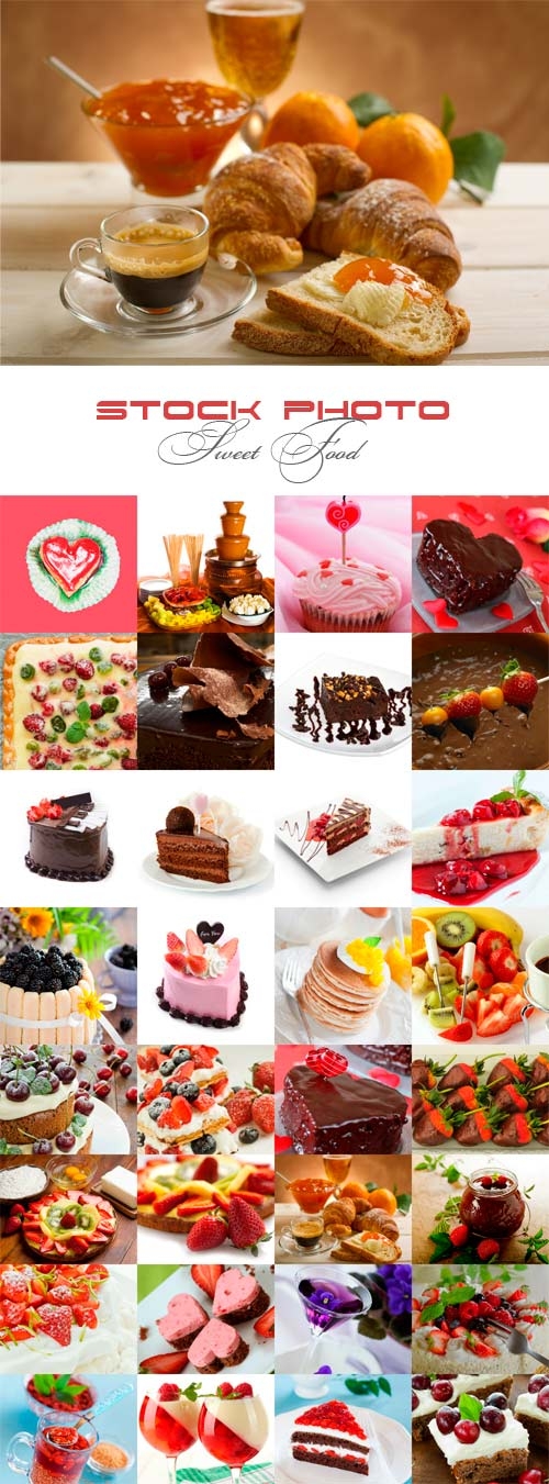 Sweet food raster graphics
