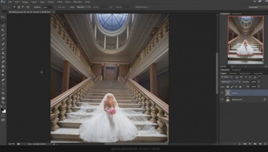  ������-����� photoshop Wedding Retouch 