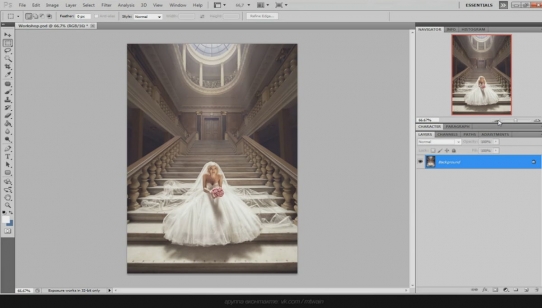  ������-����� photoshop Wedding Retouch 