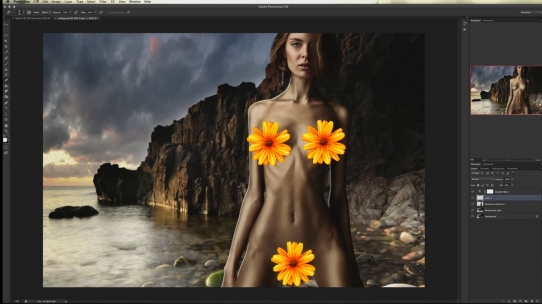  ��������� photoshop Collage Nude