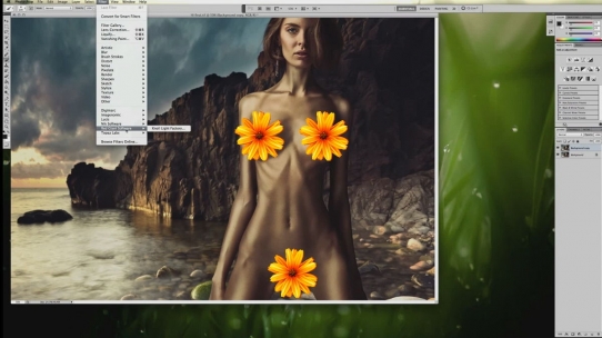  ��������� photoshop Collage Nude
