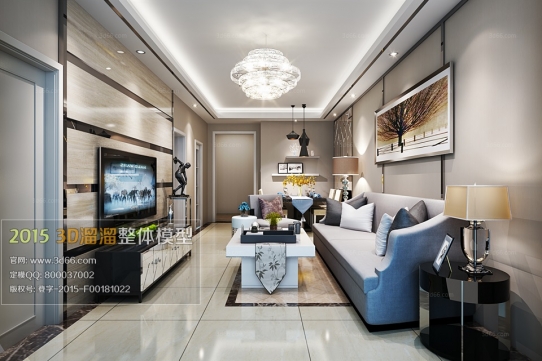 Modern Style LivingRoom 3D66 Interior 2015 Vol 1-5: 3D ����� ����������