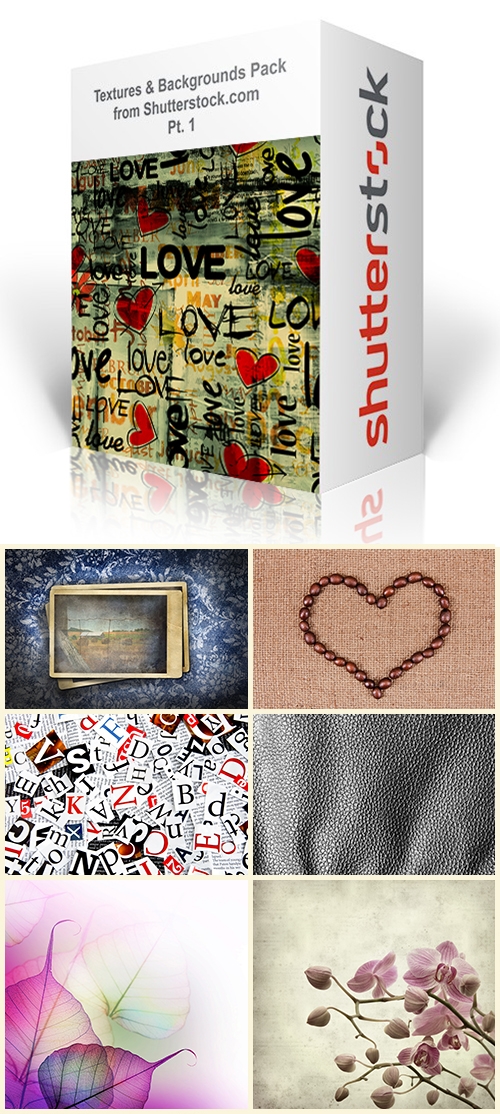 Textures & Backgrounds Pack from Shutterstock Pt. 1: ������� ������� � �����