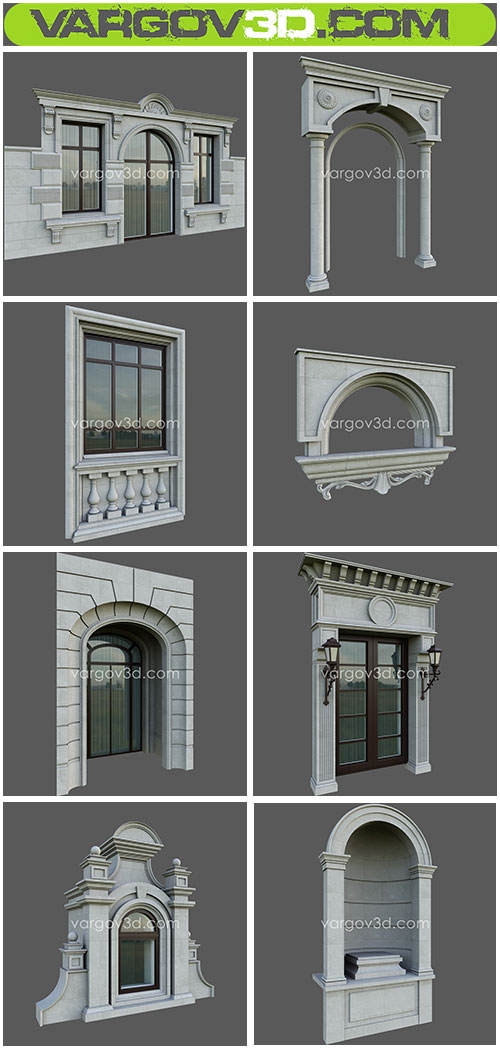 Vargov architectural element: 3D ������ ������������� ���������
