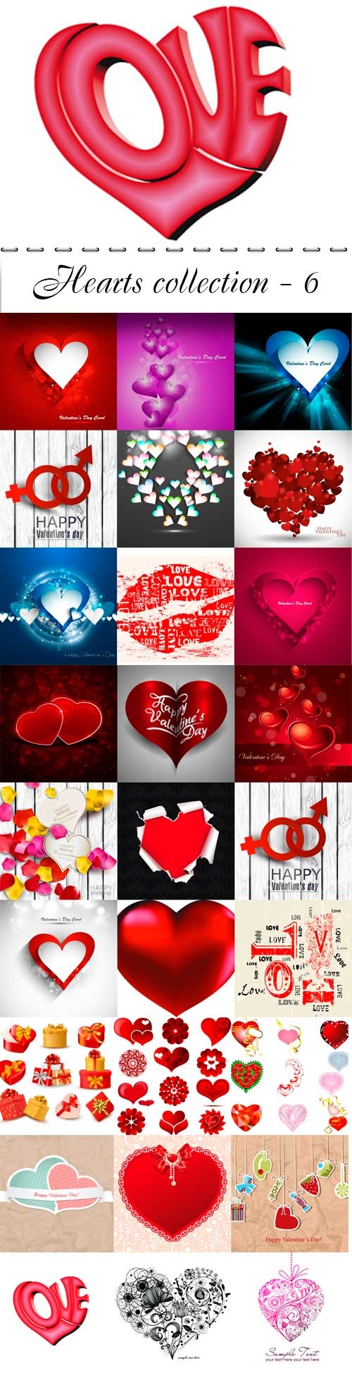 Hearts collection - 6