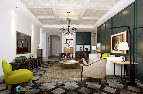 3darcshop � 10 Sample interior vol. 07: 3D-����� ���������