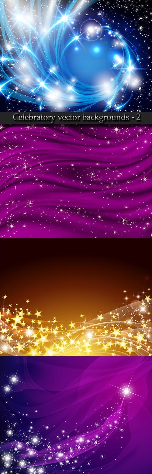 Celebratory vector backgrounds - 2