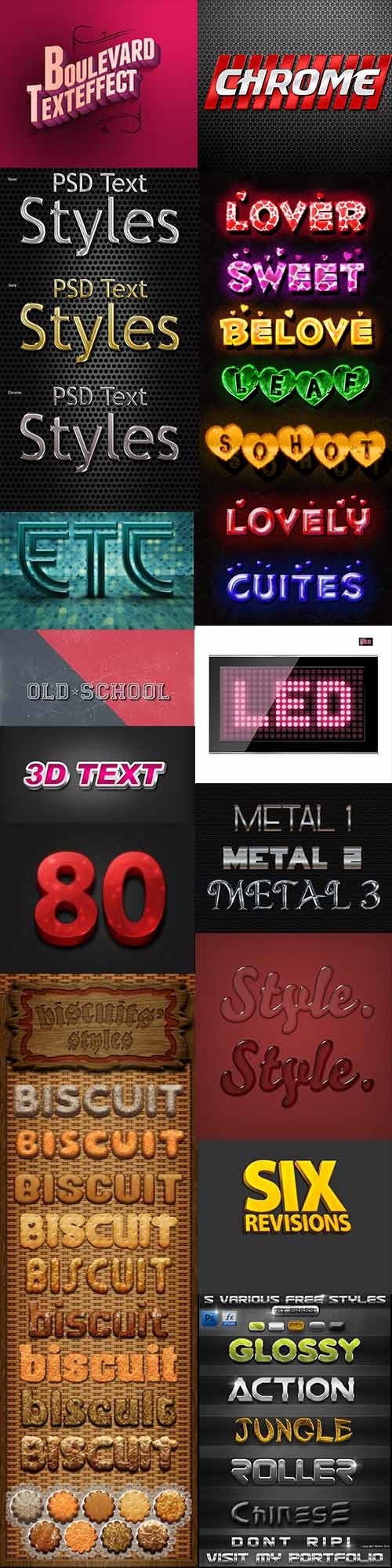 Text styles collection part 1