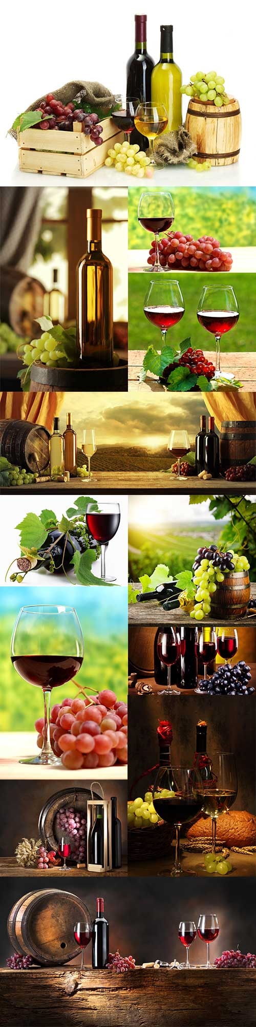 Wine and grapes stock photos