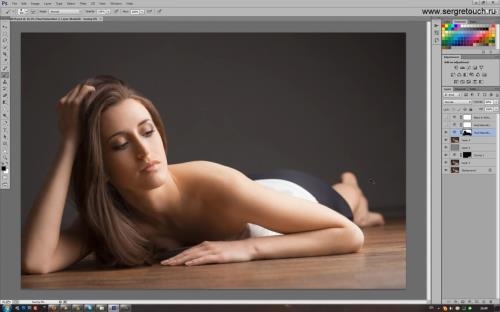 ��������� ���������� Dodge & Burn (speed retouching 3 parts) (2017)