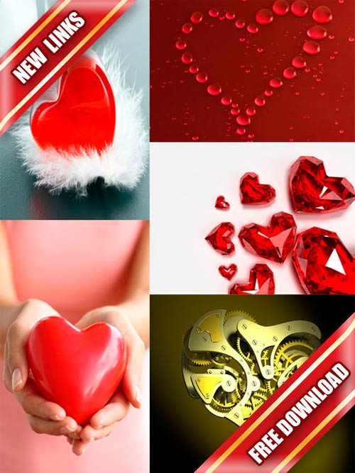 Фотосток: Сердечки и сердца ко Дню Святого Валентина №6 (рабочие ссылки, бесплатные файлообменники)