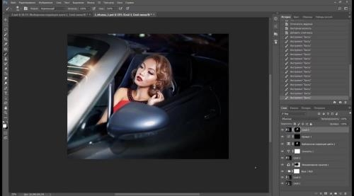 ����������� ����� �� ���� � photoshop (2018)